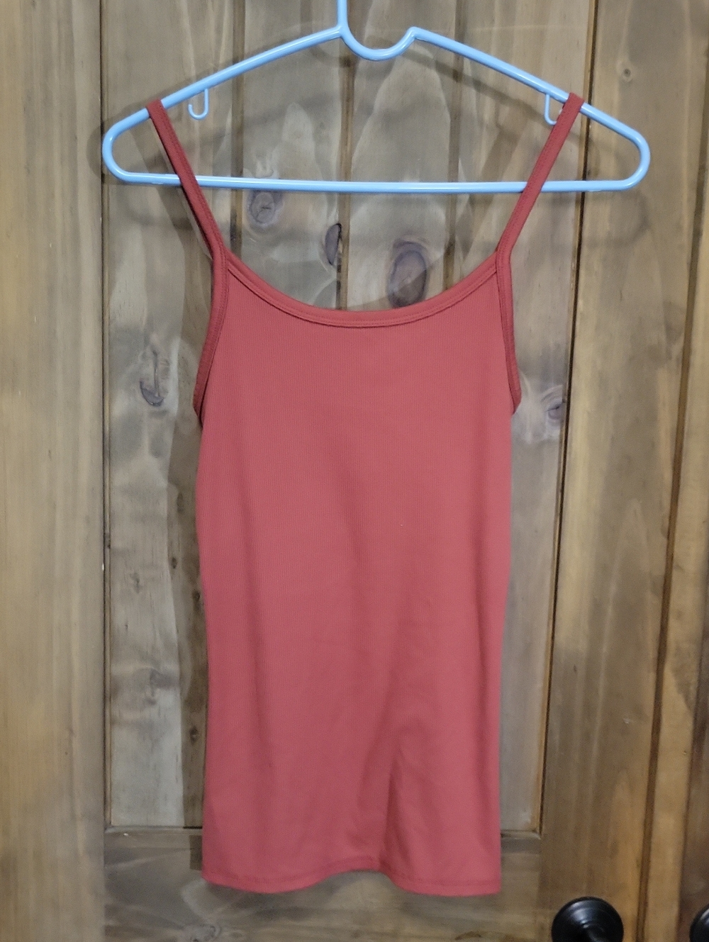 No Boundaries Rusty Rose Spaghetti Strap Camisole
